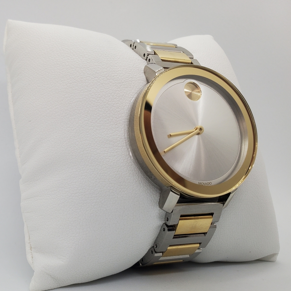 **SOLD** Movado BOLD Evolution Quartz Silver Dial Ladies Watch  - Picture 3 of 15